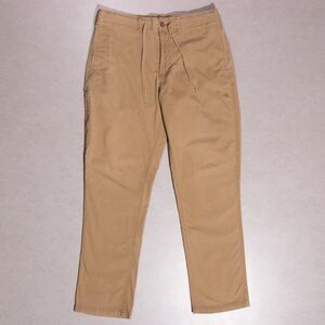 Vissla Wall Eco Organic Cotton Ripstop Brown Pants Men's Large Climber Hiking